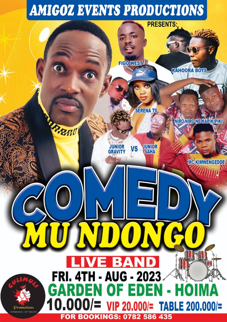 OwenDJofficia's tweet photo. Hoima!!! Hoima!!!Hoima!!!!!
Prepare your ribs and dancing shoes for next week..,As we feature @MCMariachiUg at garden of Eden Kijungu...@ApuuliB @SpiceFMHoima @iRaymondMugume @lbs89fm @fmkabalega @SerenaTi9 @FIGOWEST1 https://t.co/bhszTr7nvn