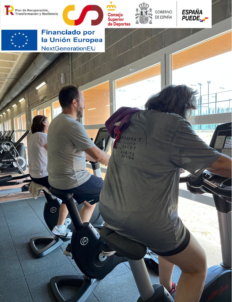 Últimos entrenos resguardándonos del calor 🚴‍♀️🏋️‍♀️👏 en las instalaciones de <a href="/Campusesport/">CampusEsport | UIB</a> 

Investigamos como diferentes modalidades de ejercicio mejoran el control glucémico 💪 

Proyecto financiado por el CSD
<a href="/deportegob/">CSD</a>