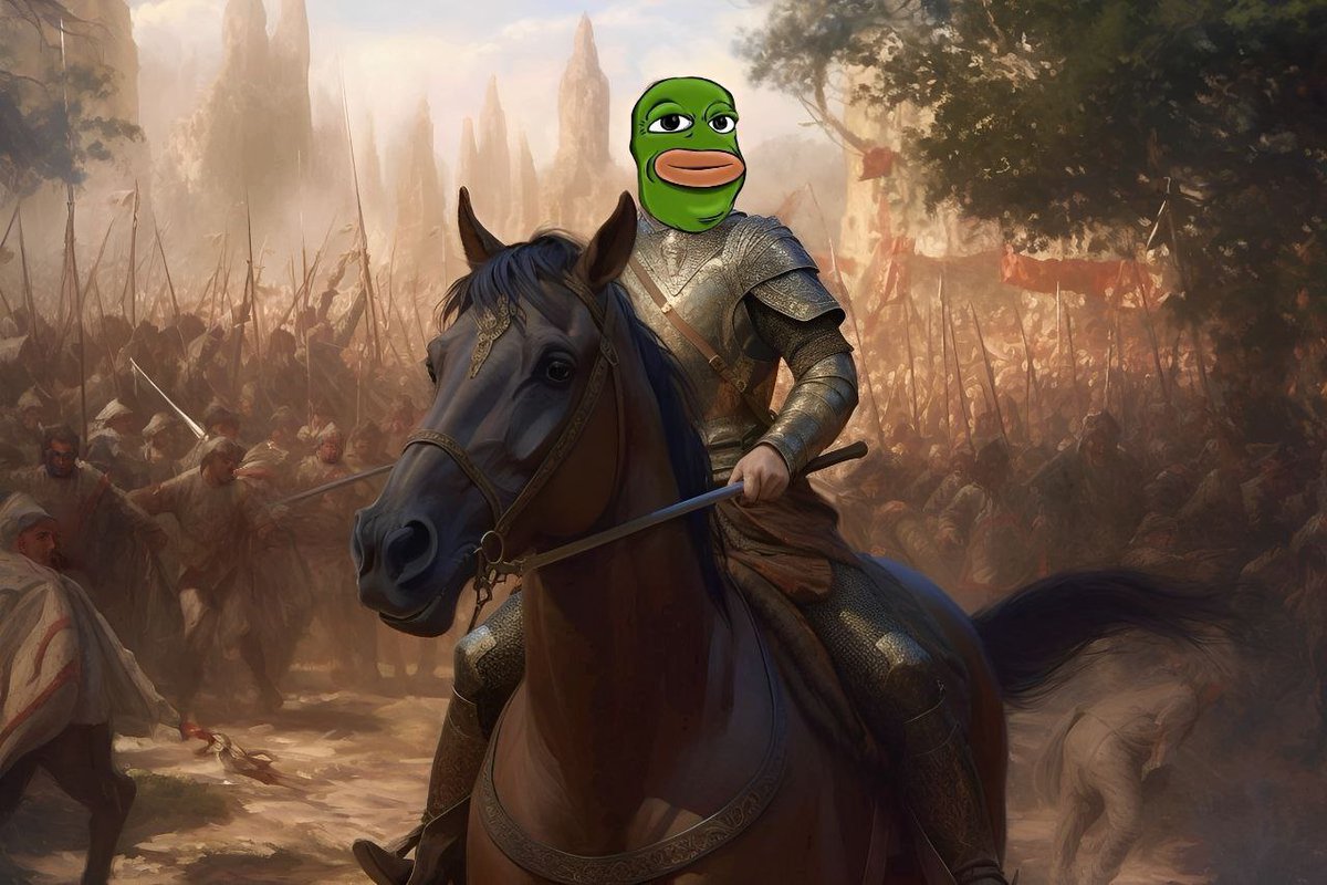 BobEthToken's tweet photo. GM frens ☀️

There is neigh way #BOB will fail. We have too much horsepower. So stop foaling around and join the movement ✊🐸 https://t.co/GrszN4dcsm