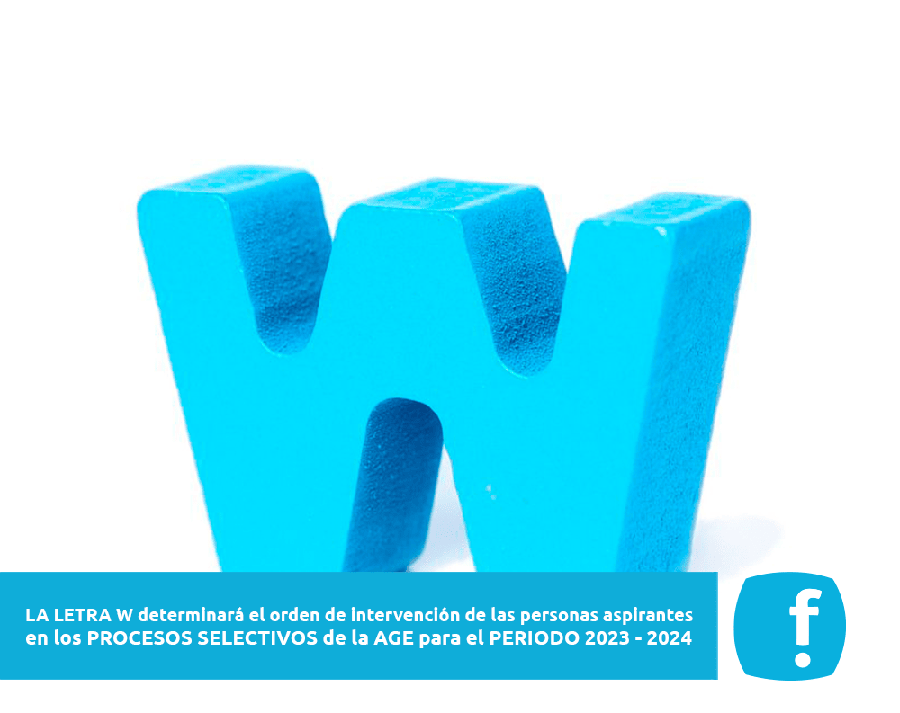 InformateEmpleo's tweet image. ⚠️ ATENCIÓN! Tras el sorteo público celebrado ayer jueves, la 𝐥𝐞𝐭𝐫𝐚 𝐖 determinará el orden de intervención de las 𝐩𝐞𝐫𝐬𝐨𝐧𝐚𝐬 𝐚𝐬𝐩𝐢𝐫𝐚𝐧𝐭𝐞𝐬 en los #ProcesosSelectivos de la #AGE para el periodo 2023/24! 📄

Os lo contamos AQUÍ 🗣 bit.ly/3OydOBe