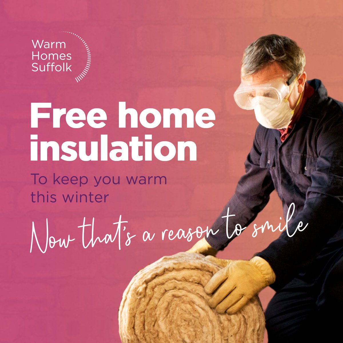 Warm Homes Suffolk has funding available to give Suffolk residents on low income a range of energy-saving measures to make their homes warmer.

See if you’re eligible, visit warmhomessuffolk.org or give the team a call on 03456 037 686.
