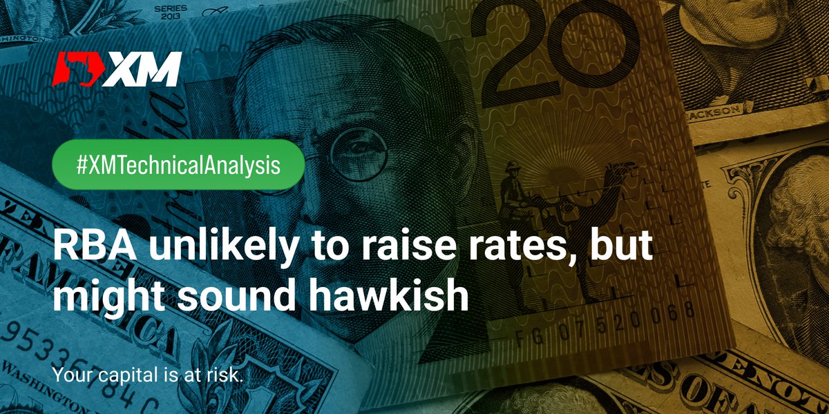 XM_COM's tweet photo. The Reserve Bank of #Australia will hold its rate decision on Tuesday - what's on the cards and how could the #AUD react?
Don't miss our preview ๐ https://t.co/bu4b0h5xO5
#XM #XMForexPreview https://t.co/b7ThPOEe97