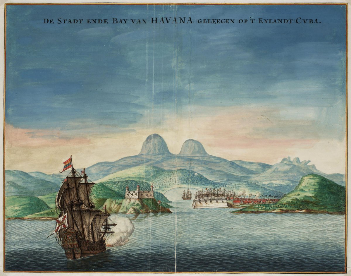 View of Havana, Cuba, circa. 1665