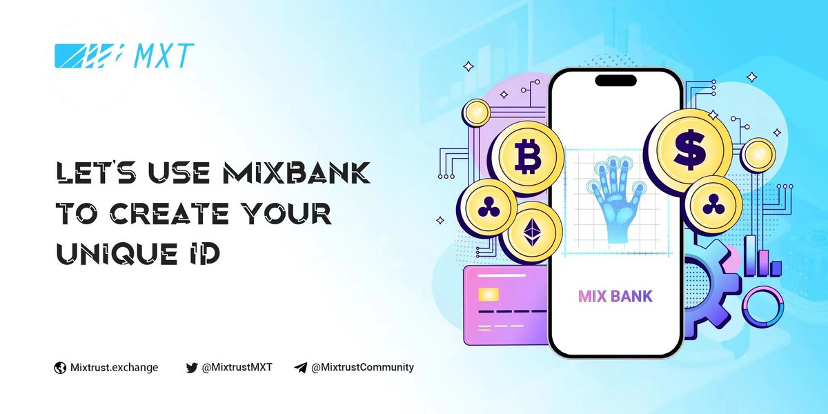 MixtrustMXT's tweet photo. 🔒 Secure, Decentralized, and Versatile!
📲#MixBank, the decentralized wallet by #MixTrust, is here to revolutionize your digital #ID experience. Coming soon...🔔
🚀Embrace the future of digital identity with MixBank now! #AI https://t.co/0X9S5CFXCI