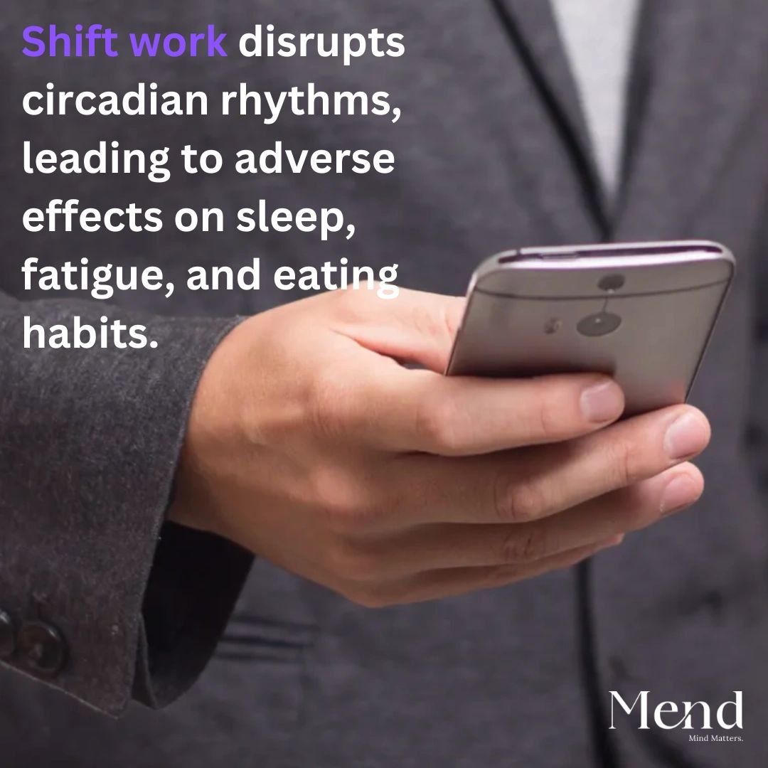 MendNMH's tweet photo. Shift work &amp; modern schedules affect our body clocks &amp; may increase cancer risk. Night shifts &amp; light at night play a role. More research is needed to understand the impact &amp; develop preventive measures. #ShiftWork #CancerRisk #Chronodisruption #Health https://t.co/oUvgMzFZ71