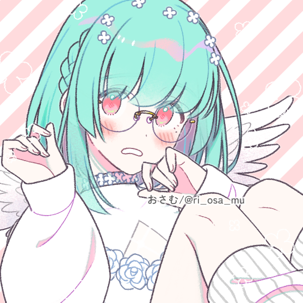 henxtie's tweet photo. IRL vs VTuber! The shyness and glasses stay consistent regardless which version. 🫣

https://t.co/8dhr9LPEH0 https://t.co/Ro4RHcHw4B