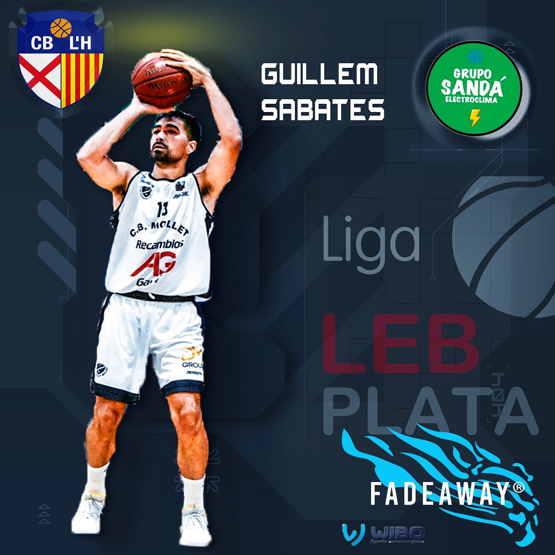 ✍️ 𝗙𝗶𝘁𝘅𝗮𝘁𝗴𝗲 ✍️

🤝 Talent, habilitat i coneixement per definir aquest fitxatge <a href="/Guilleem10/">Guillem Sabatés</a> 

👉 Procedent del Mollet a LEB Plata la temporada passada, arriba a L'Hospitalet 

Molt contents de que formis part d'aquest club, junts treballarem per a conseguir els objectius.