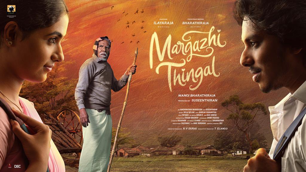 Happy to release the second look of #MargazhiThingal. Best wishes to the whole Team. Prod by @Dir_Susi 's #VennilaProductions Dir by @manojkumarb_76