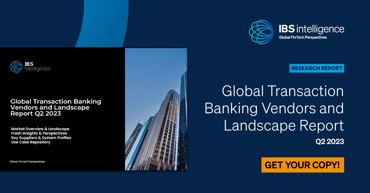 IBSIntelligence's tweet image. 📢 #ibsi #researchreports 🏦🌎📊
Stay ahead of the competition with the latest insights on global #transactionbanking vendors &amp;amp; landscape.

👉 Get the Q2 2023 report here: hubs.ly/Q01ZfNTR0

#vendorlandscape #bankingindustry #IBSIntelligence #banking #fintech #reports
