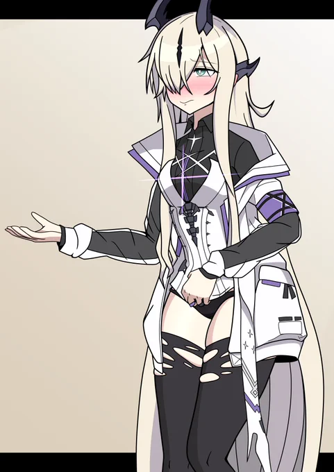一応膝下までは描いてたよのオマケ 