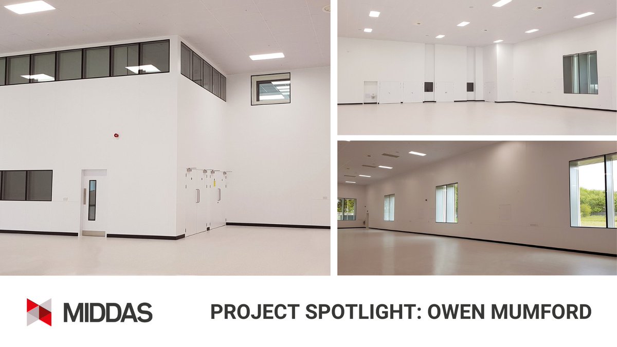 MIDDAS_UK's tweet photo. Project Spotlight: Owen Mumford

Working closely with main contractor Barnwood and Ridge architects, MIDDAS designed a new production area for a #controlledenvironment with a full height #cleanroom facility.

👉 Read the case study: https://t.co/HcNawQh1nA https://t.co/8MvNgjog5I