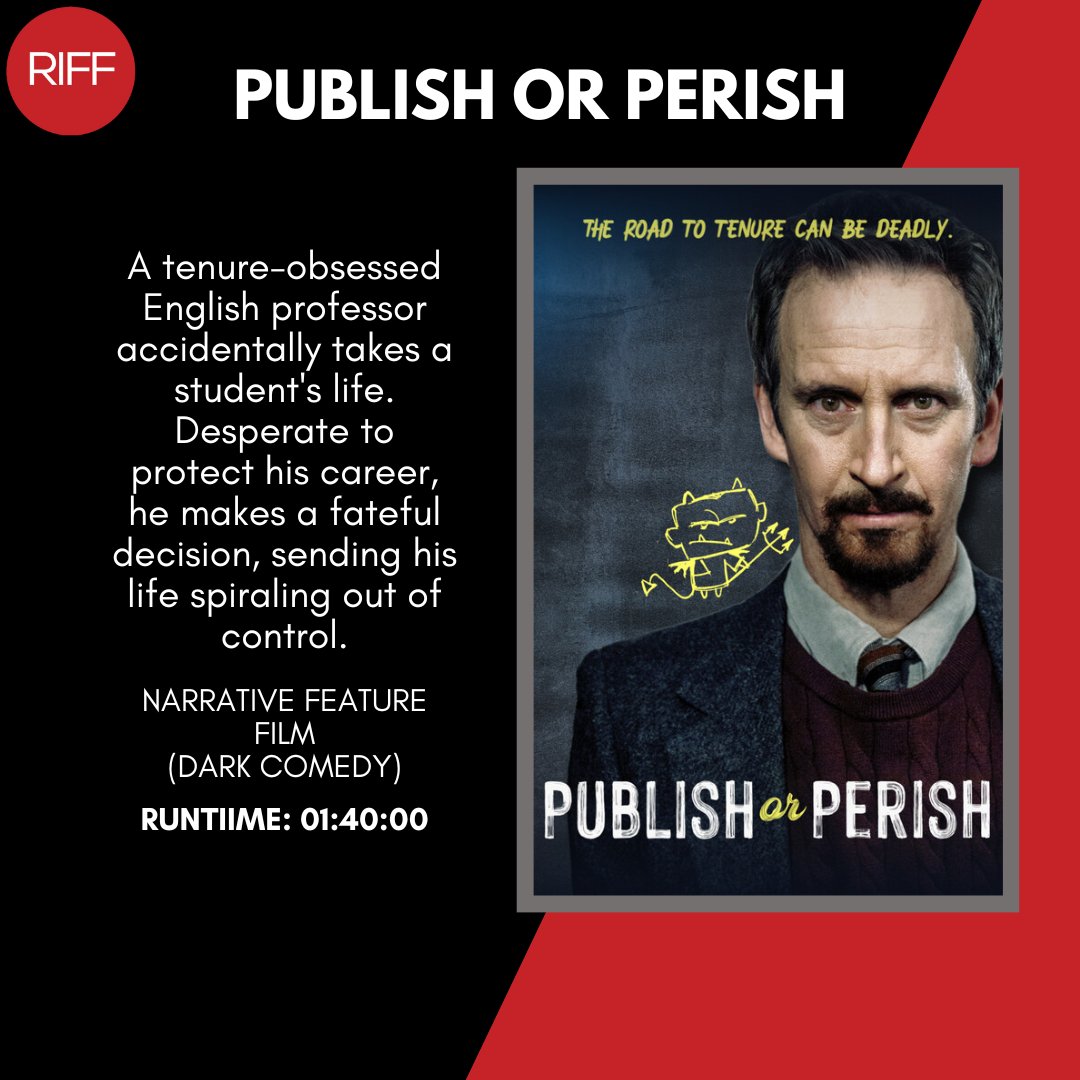Today’s spotlight is dedicated to Publish or Perish, @publishperishmovie, directed by David Liban.

Interested? Meet us at Byrd Theatre on Sat. Sept. 30, 7pm to check it out! Ticket link in bio.

#richmond #richmondva #richmondfilm #rvafilm #richmondfilmfestival