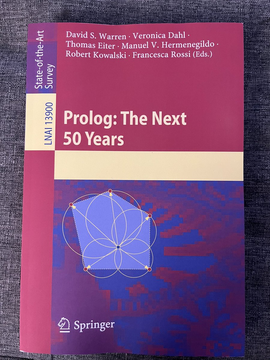 After 50 years, logic programming, in its several variants, is still successfully used in many application domains. This book celebrates the 50 years since Prolog’s invention and includes 31 papers on Prolog’s present, future, and applications. #logicprogramming #prolog