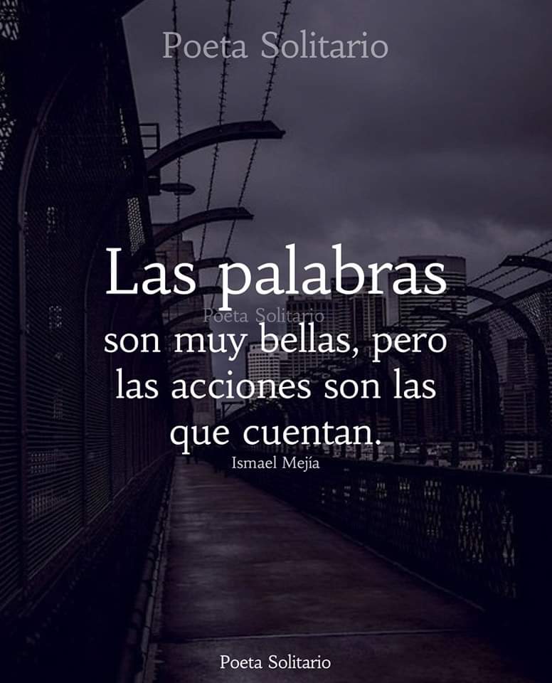 Las palabras son...