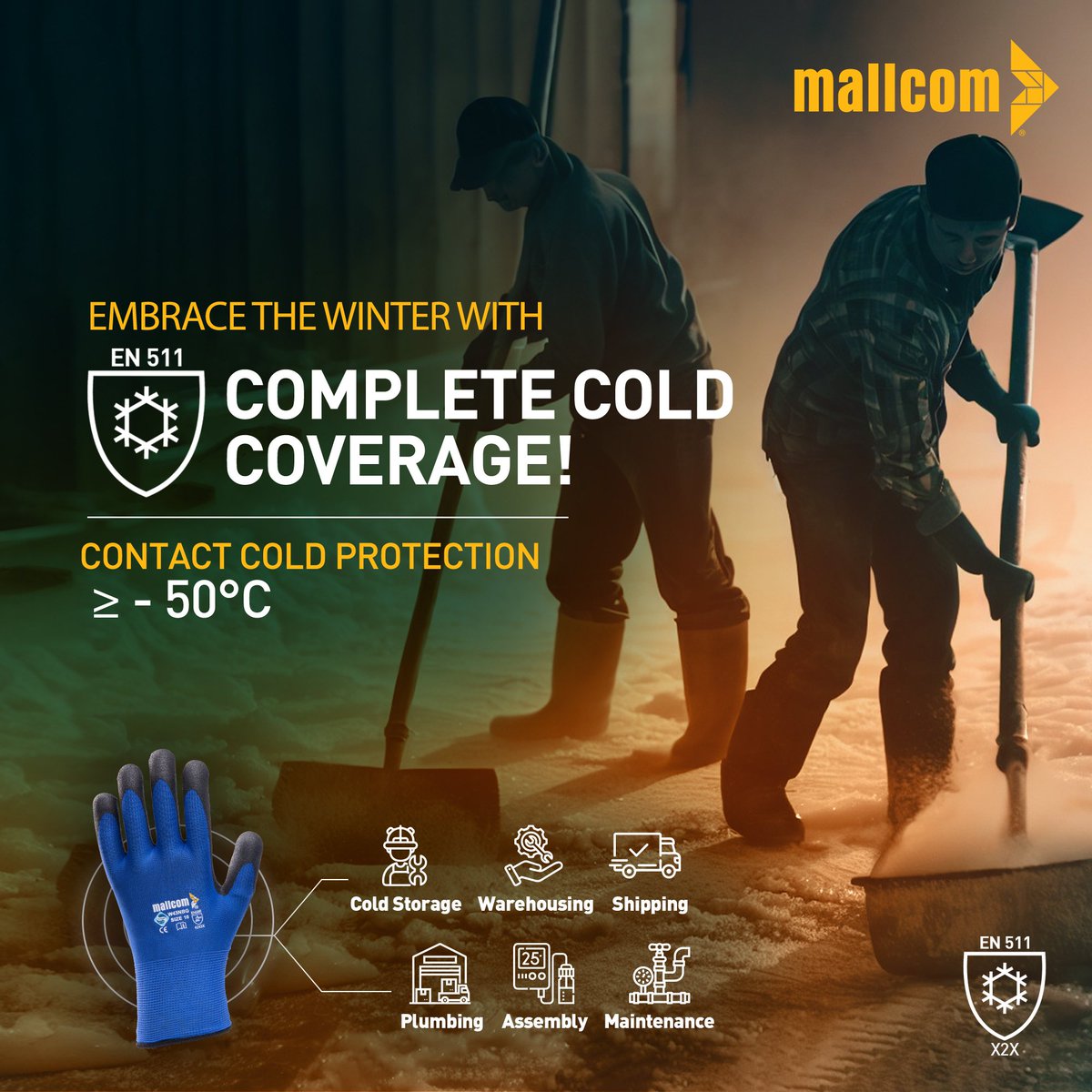 Mallcom_India's tweet photo. Get high-calibre EN 511-certified protection against the biting winter chill across multiple operational requirements.
#mallcom #safetyfirst #safetyexcellence #occupationalsafety #headtotoeprotection #industrialsafety #W83NBG #W43NBG #W33NRG #W63NBG #EN511 #ColdProtection https://t.co/bcZSgWoTh2
