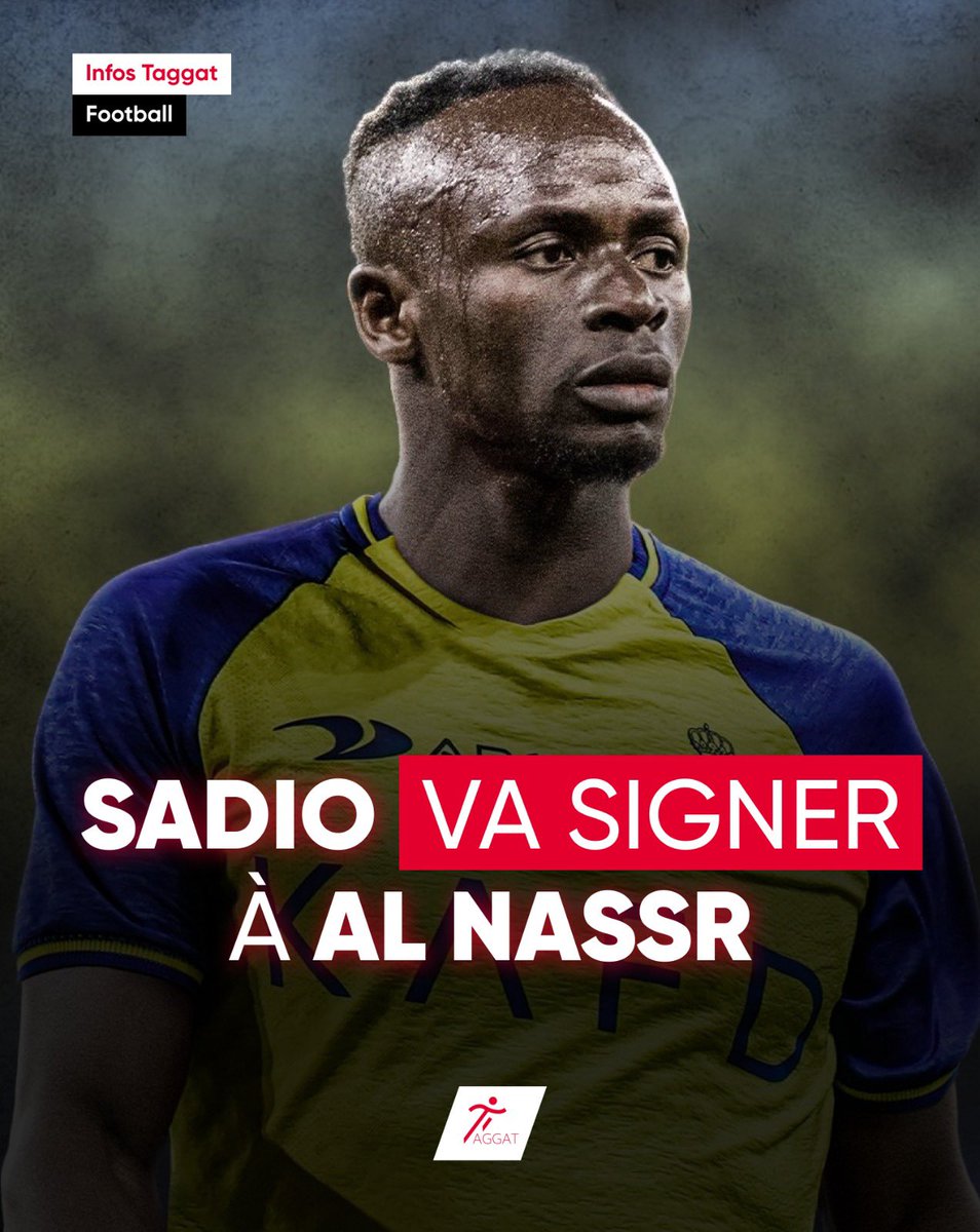 taggatsn's tweet photo. 🚨Sadio Mané à Al Nassr 🇸🇦 #Mattna ! Accord trouvé entre toutes les parties. Le Bayern et le club Saoudien doivent maintenant trouver un terrain d'entente sur les modalités de paiement.

via @billmahmuud 

#TaggatMercato https://t.co/fAwgPb5a1y
