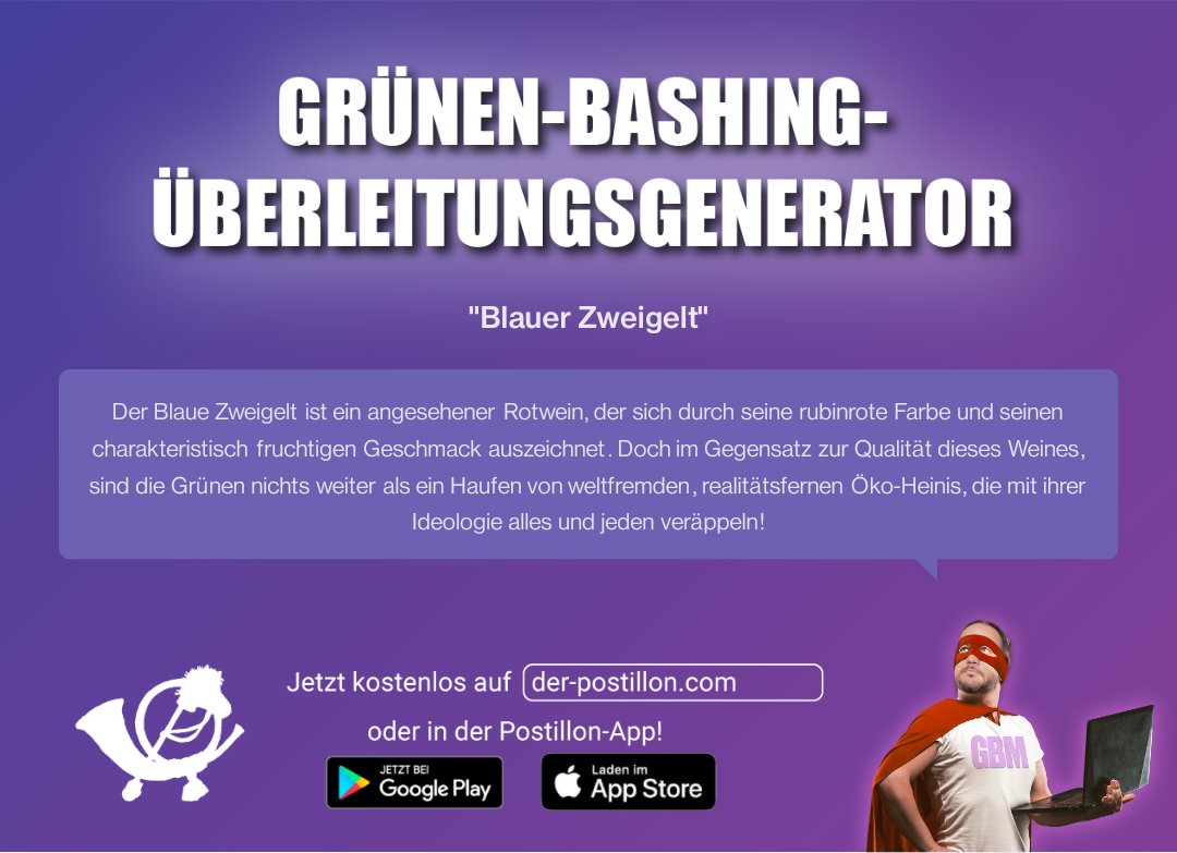 wulfw3's tweet photo. @Der_Postillon Es klappt mit wirklich allem! https://t.co/uUOYO535D7