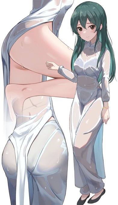 濡れアオザイ

#デレマス 
#大石泉 