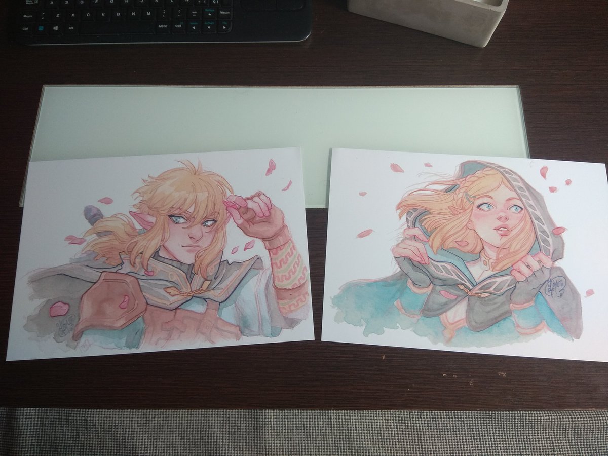 Acaban de chegar cousiñas da gran <a href="/Jennestudios/">J.Giner</a>!!

Namorado das láminas de Link e Zelda 😍😍😍