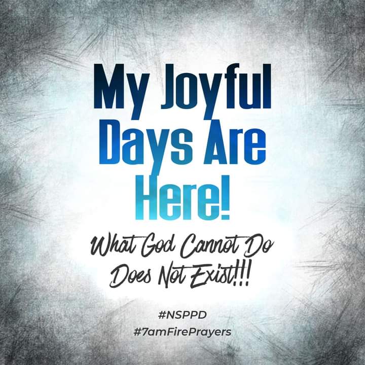 netcashtricks's tweet image. Straight from the Heart of The Father… Declare this as we step into a weekend of back to back Wonders, Celebrations and Congratulations! 💃🏻🙏🏻🔥🔥🔥🔥

#NSPPD
#7amFirePrayers
#StreamsOfJoyInternational
#whatgodcannotdodoesnotexist