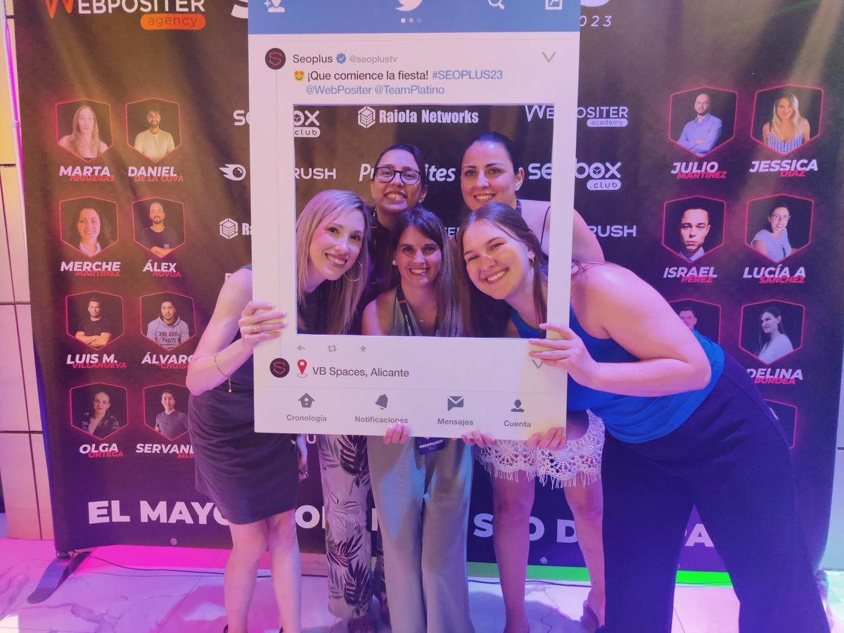 Women power en #SEOPLUS23 💅🏼

#mujeresenseo