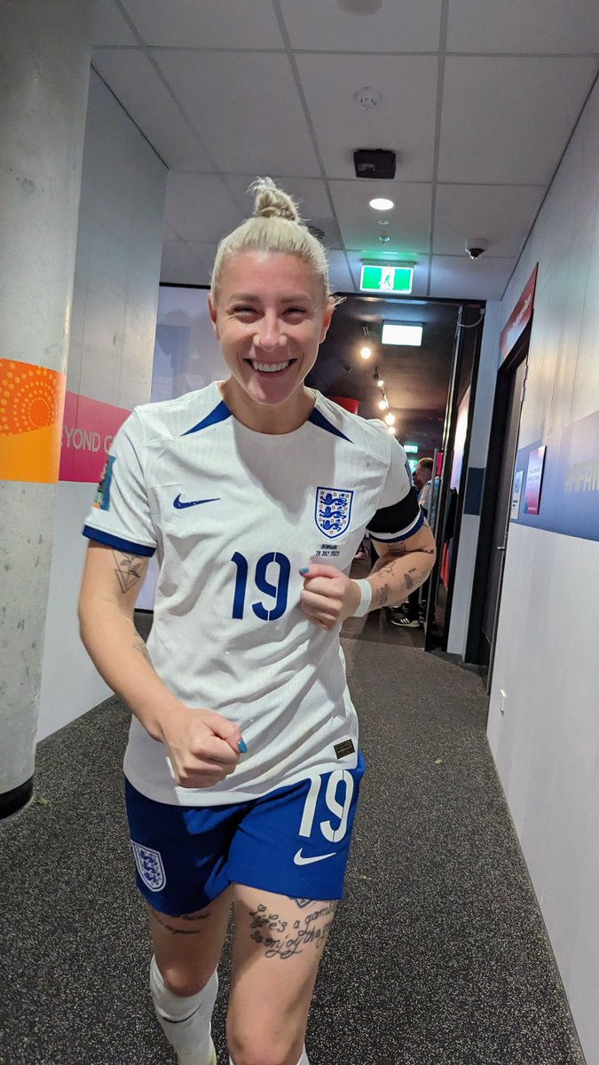 Lionesses's tweet image. First @FIFAWWC appearance feeling ☺️