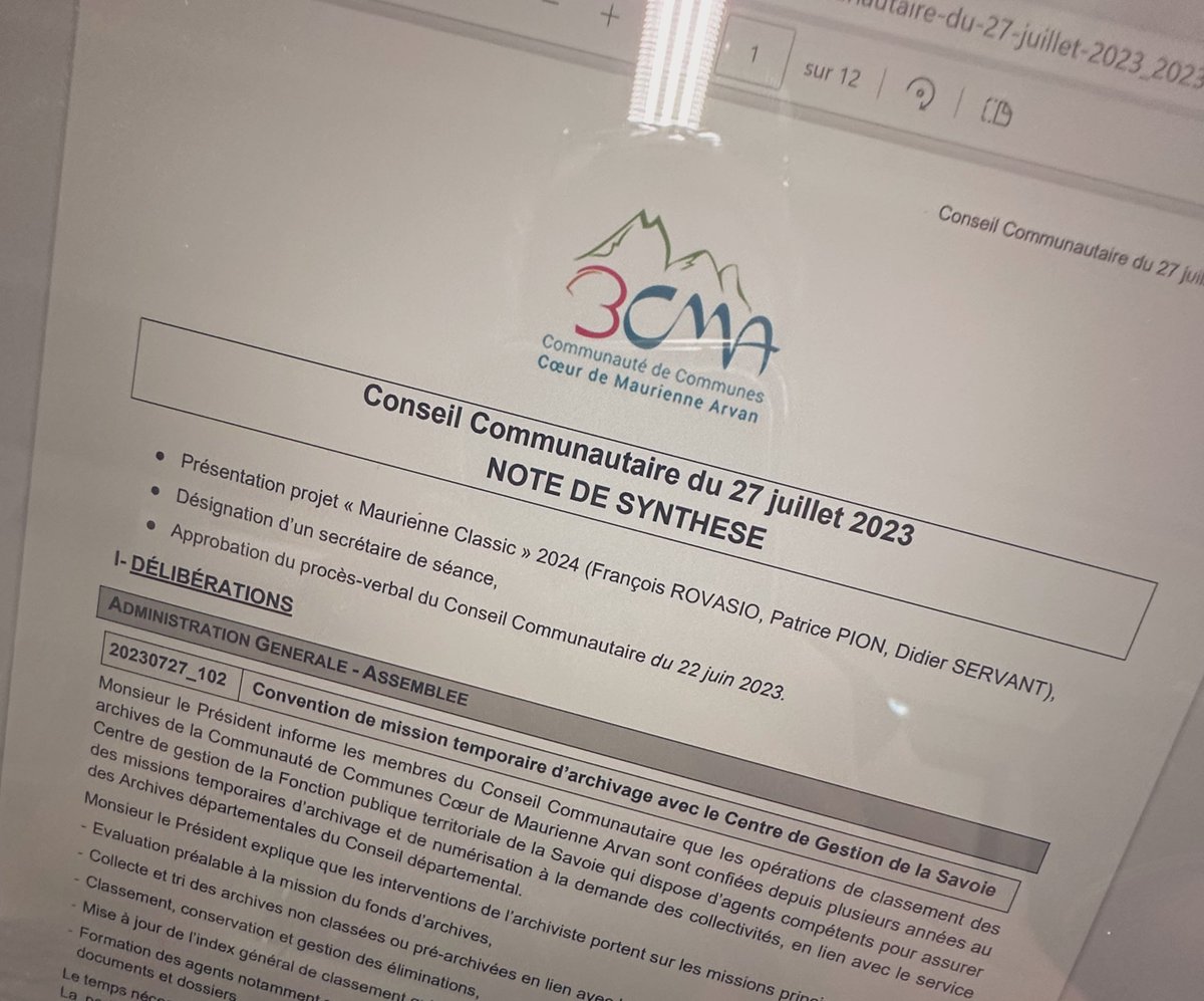 M_Dauchy's tweet photo. De retour hier soir à Saint Jean de #Maurienne au dernier conseil communautaire #3CMA avant la pause estivale.
➡️ Infos, questions : je reste à votre disposition à la permanence durant l’été. N’hésitez pas à pousser la porte ou à prendre rendez-vous 😉
#Savoie https://t.co/UZ7UCa0gHS