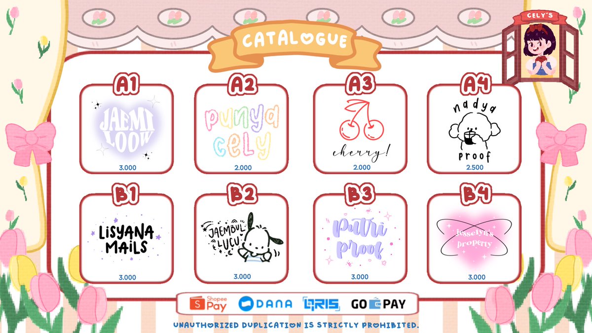 plumssya's tweet photo. help rt please? thankyou 🐇💭

⟢ OPEN COMMISSION WATERMARK &amp; WISHLIST TEMPLATE ⟢

💰 start from 2k ajaa
💳 payment qris/spay/dana/gopay
📢 please mention after dm ‼️

check my pinned! feel free to ask me in dm yaa ໒꒰ྀི∩˃ ᵕ ˂∩꒱ྀི১ ⟢

t. wm wl #zonauang #zonajajan #zonaba https://t.co/YzOl5vAwgI