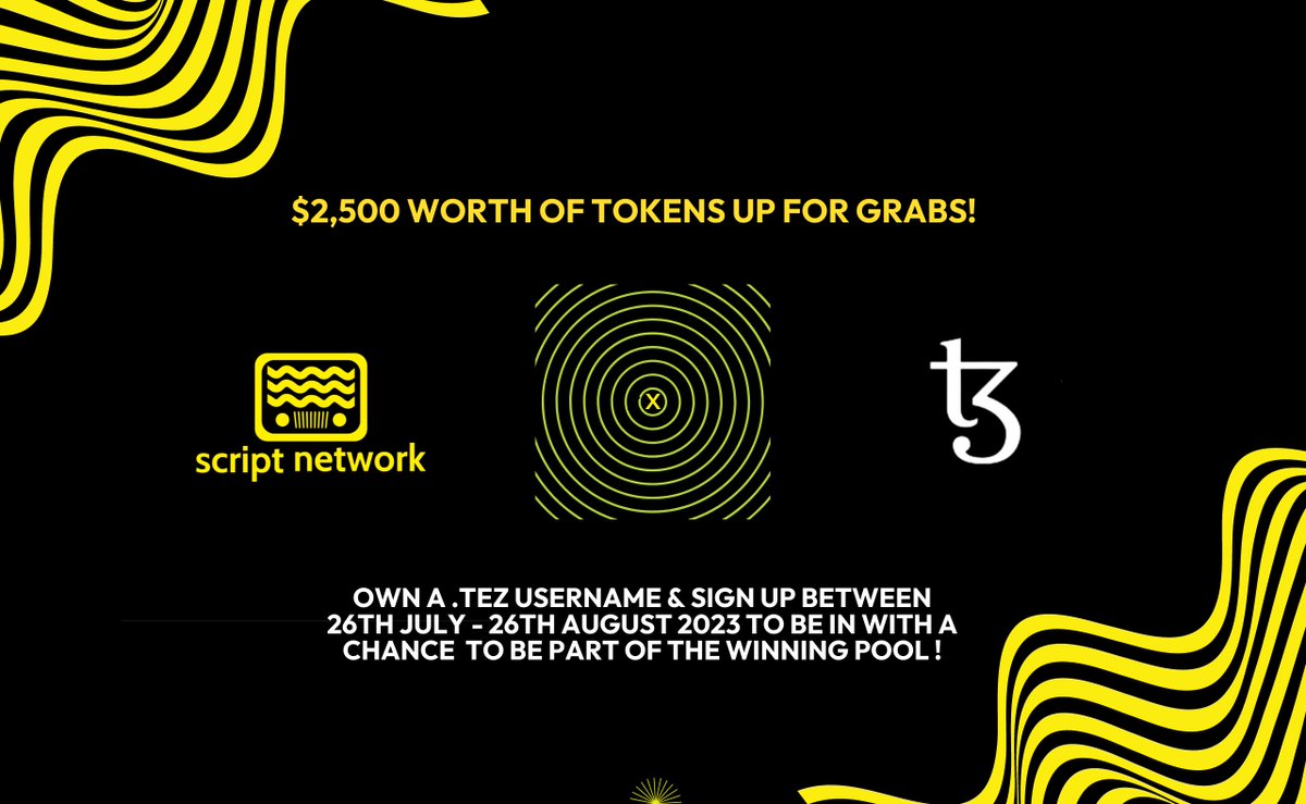 harborml's tweet photo. We're pleased to partner with @Tezos @IndiaTezos into our ecosystem through the integration of Temple Wallet. This is a major step to making non-EVM chains accessible to Script Network and with that, incorporate or bigger mission to become a leading TV and film player globally. Thanks @IndiaTezos @tezos for the support!
To kick off this integration - we are rewarding 50 random .tez holders who has signed up between the 28th July - 28th August with a reward pool of $2,500 worth of SPAY - to enter, simply create an account through Temple Wallet and use the platform between those dates.
( 🍿,📺)