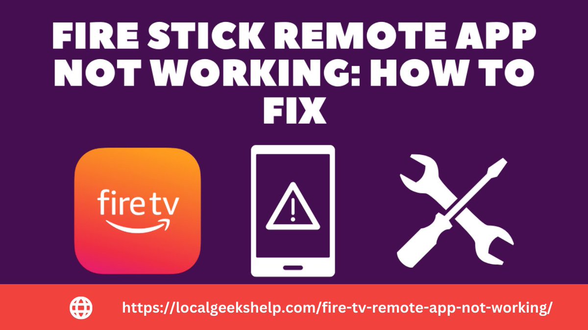 oliviawilliam86's tweet photo. Fire TV Remote App Not Working? Try These Fixes for Seamless Control
https://t.co/X8xEcqBRJo

#geekstech #geekssupportnumber #techsupport #localgeekshelp #firesticknotworking
#firetvremotenotworking #amazonfiresticknotworking #firesticktroubleshooting 
#firetvnotworking https://t.co/ved0uyfJC9