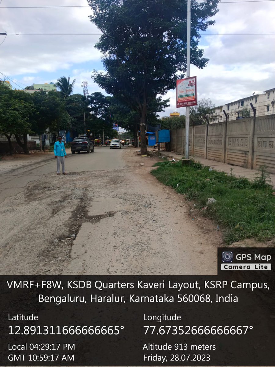 osd_cmkarnataka's tweet photo. Officials from Shantipura Gram Panchayat have inspected. Authorities will start the repair work soon. https://t.co/JyNYhcyyQg