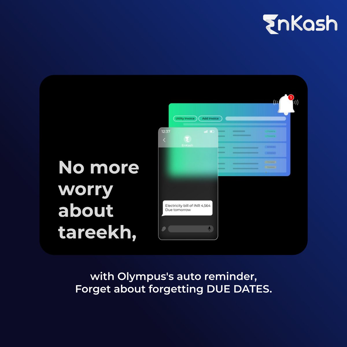 Stay on Top of your Finances with Olympus's Auto Reminder: Never Miss a Deadline Again!

#EnKash #Olympus #payments #corporatecards #spendmanagement #reminders #sunnydeol #bollywood #meme #nostalgia