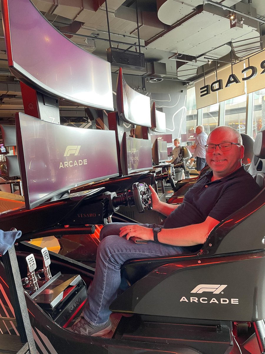 Did my first laps at F1 Arcade today. It was fun, but I need more practice.