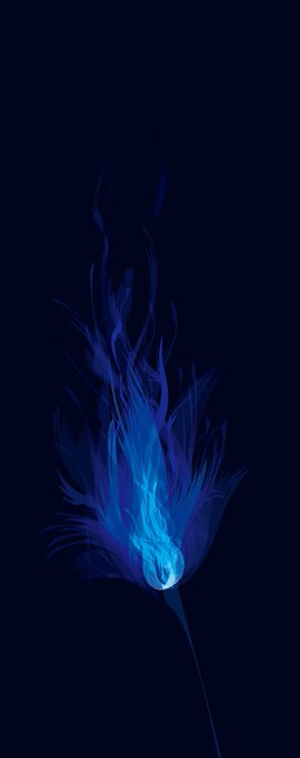 「blue fire glowing」 illustration images(Latest)