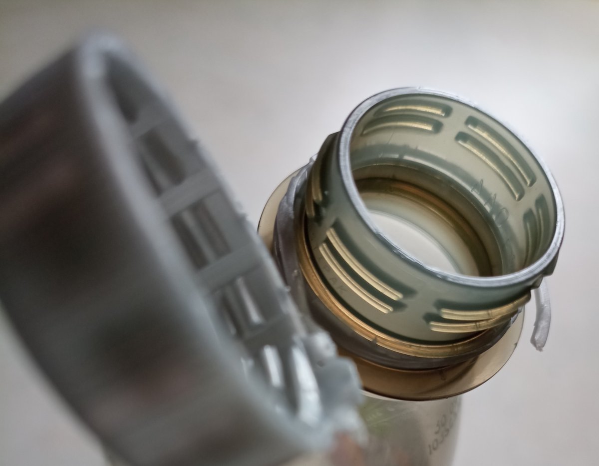 amorak10's tweet photo. These bottle caps that remain attached, sick of sharp pieces stabbing fingers or lips. https://t.co/8PpYum7vNA