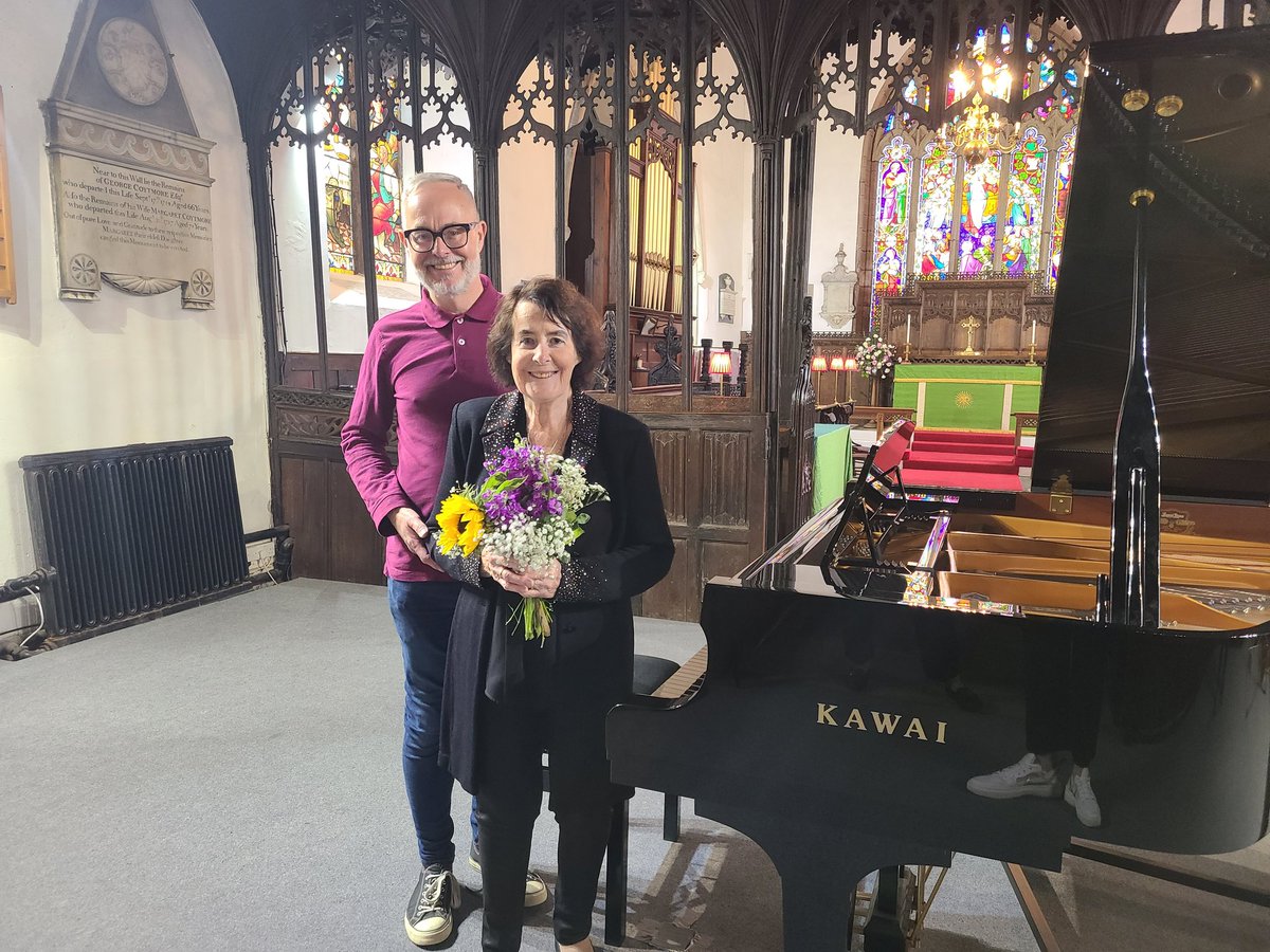 The ever wonderful Christina Mason-Scheuermann gave a beautiful, heartfelt performance this morning, showcasing some of the very best of Chopin, Sibelius, and Rachmaninoff. Thank you, Tina, for your warmth, generosity, and exquisite playing.
