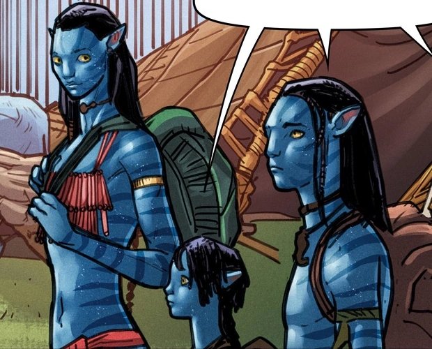 giving the same look to lo'ak