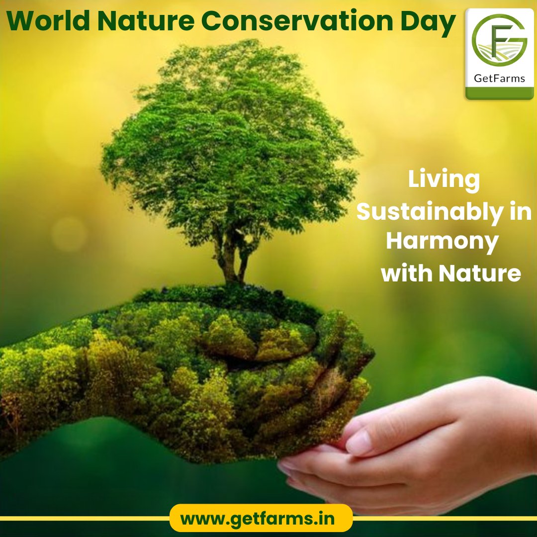 GetFarms's tweet photo. Every day is an opportunity to celebrate and protect the wonders of nature. Happy World Nature Conservation Day!
#worldconservationday #WorldNatureConservationDay #natureconservationday #happynatureday #naturelover #nature #getfarms #healthylifestyle #nextgeneration #farmhouse https://t.co/f7ZTbK9xMg