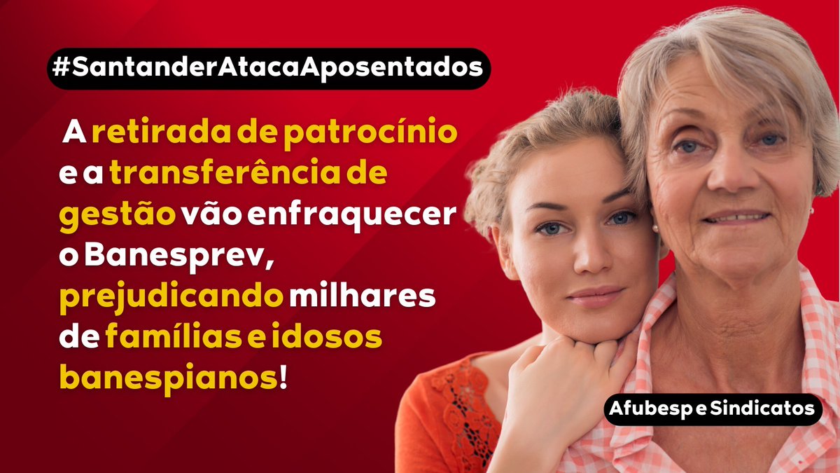 MarcosAmaralII's tweet photo. Atenção!!!Será que na Espanha a família Botin trata seus aposentados da mesma forma? @santander_br, não maltrate seus aposentados do Brasil! #SantanderAtacaAposentados  @minprevidencia @AnaBotin https://t.co/EAssT1XFj0