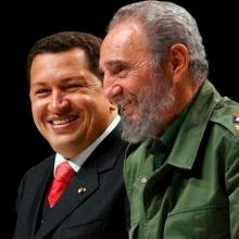 El homenaje de todo nuestro pueblo en su 69 cumpleaños para el mejor amigo de #Cuba 🇨🇺, el fiel seguidor de las ideas de Bolívar, líder eterno de la Revolución Bolivariana: el Comandante Hugo Chávez Frías. #ChávezVive