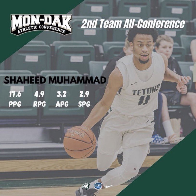 🚨🚨4Year Coaches 🏀🏀

Shaheed Muhammad (6’0/PG) of Williston State is available 

Muhammad is an absolute bucket! Can literally do everything on the court and will lockdown the other teams best player!

GPA- 3.8

Film- youtu.be/LJ2lUcwyesw

Contact via DM if interested