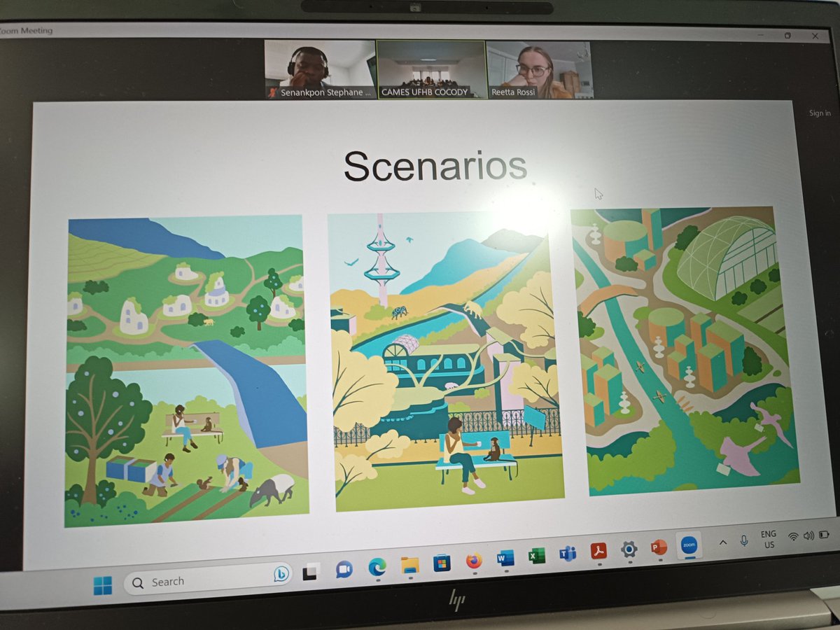 Sènankpon Tcheton (@senankpont) on Twitter photo Just finished a fun lecture with <a href="/CABES_iki/">CABES</a> MSc students on the Nature Futures Framework, its application and benefits for human-nature relationship. We discussed how to use the tool and map the different outcomes from it.
<a href="/WitsGCI/">Global Change Institute</a>
<a href="/FutureEcoAfrica/">FutureEcoAfrica</a>
<a href="/IPBES/">ipbes</a> Just finished a fun lecture with <a href="/CABES_iki/">CABES</a> MSc students on the Nature Futures Framework, its application and benefits for human-nature relationship. We discussed how to use the tool and map the different outcomes from it.
<a href="/WitsGCI/">Global Change Institute</a>
<a href="/FutureEcoAfrica/">FutureEcoAfrica</a>
<a href="/IPBES/">ipbes</a>
