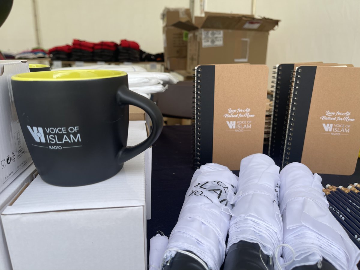 VoiceOfIslamUK's tweet photo. Plenty of merchandise available for everyone this year at #JalsaUK https://t.co/KHRMLecQSN