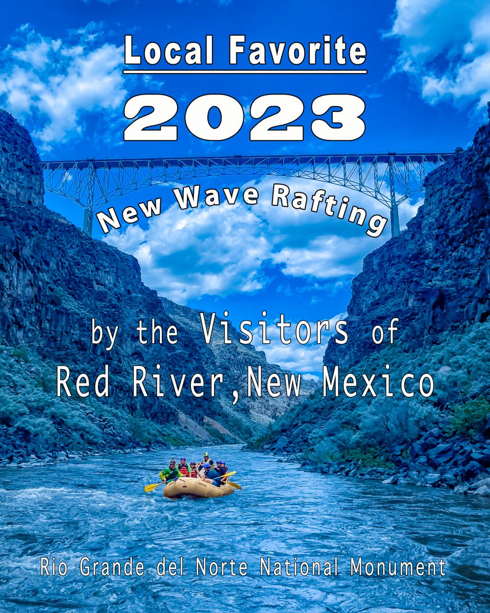 The consensus circulating around the RV Parks of Red River, New Mexico. #redrivernewmexico #localfavorite newwaverafting.com