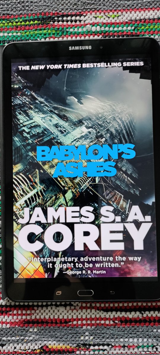 samulihonkanen's tweet photo. Here we go🌌🚀
#BabylonsAshes
#TheExpanse
#ReadingScifi
@JamesSACorey https://t.co/UcDXOlRby5