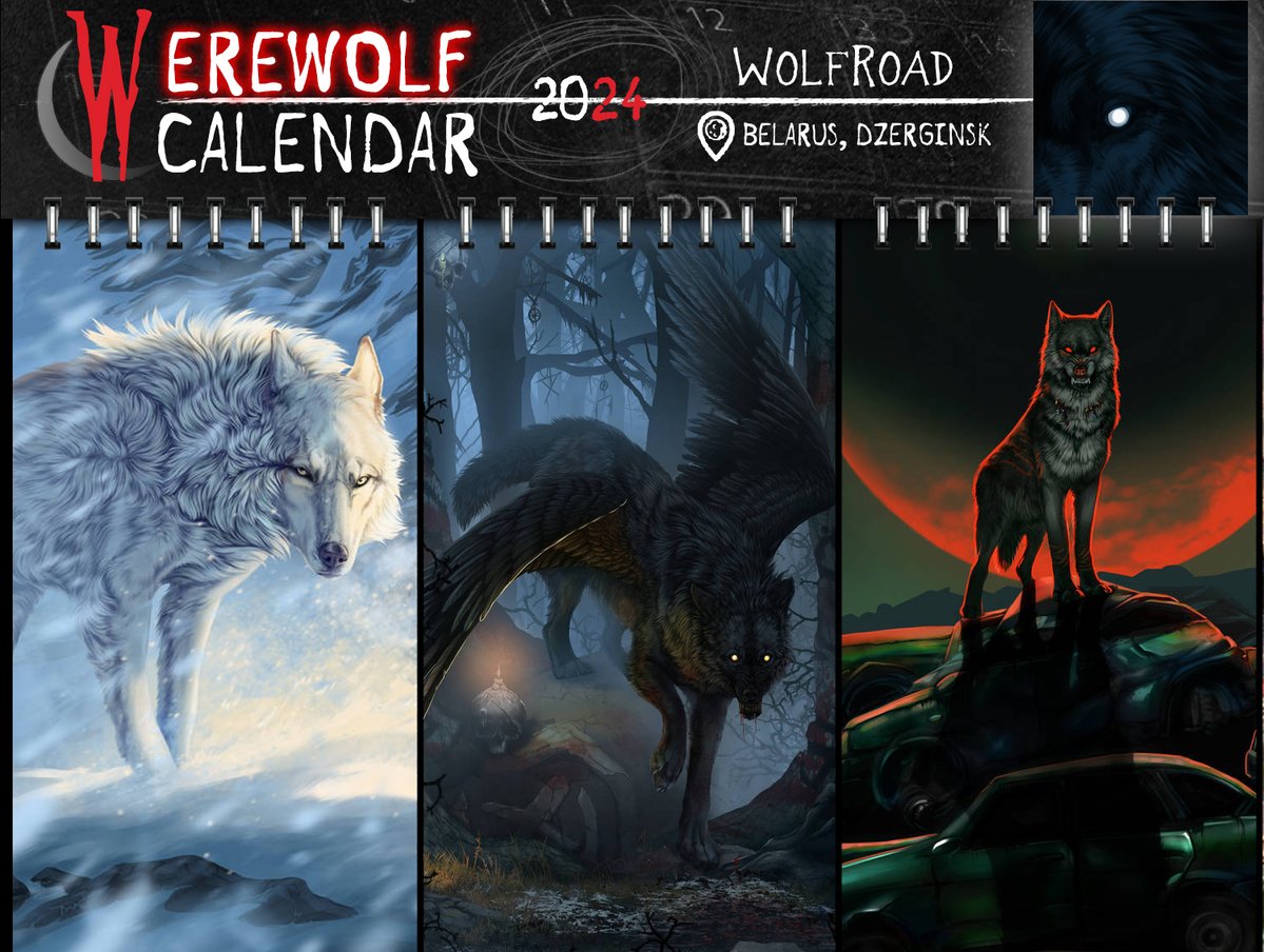 werecalendar's tweet photo. #WereCalendar #Age_Of_WolfArtists' feature is drawing to a close, but we still have a couple of surprises in store. Please meet our terrific calendar artists!
@Khaosdog
@RavenMadWoof
@MajinBanzai1
And WolfRoad! Gallery: https://t.co/tNZAApvuCi https://t.co/vZnZ1bzmov
