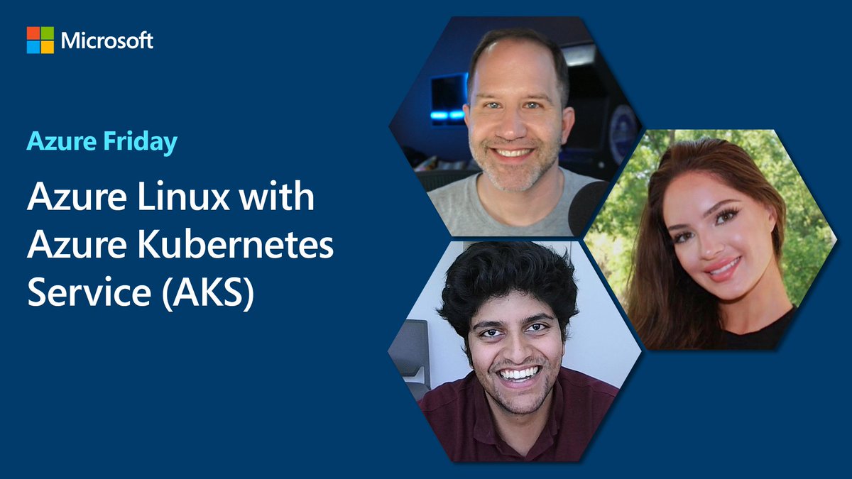 azurefriday's tweet image. On #AzureFriday with @SHanselman🌮 - Olivia Al Joundi and @HuruliS discuss #AzureLinux with #AKS aka.ms/azfr/754/yt #K8s #Linux 🐧