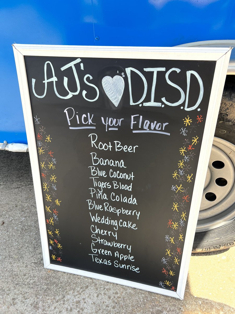 AJ’s is so yummy!! We also have great SRO’s in Denison that keep us safe!! #Texans <a href="/DISDLearns/">𝐃𝐞𝐧𝐢𝐬𝐨𝐧 𝐈𝐒𝐃 𝐋𝐞𝐚𝐫𝐧𝐬</a> <a href="/TerrellTexans/">Terrell Elementary</a>