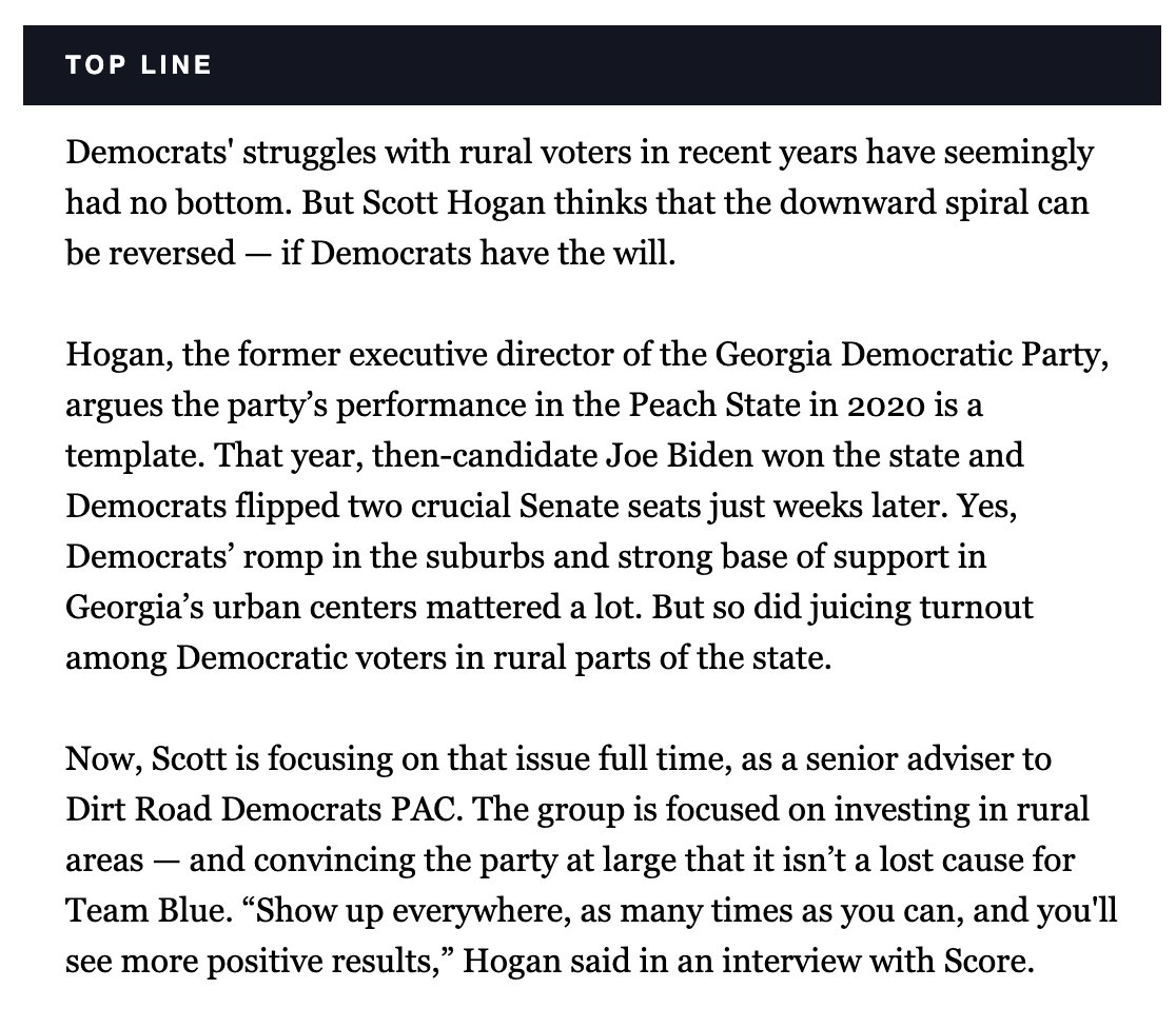 DirtRoadPAC's tweet photo. Democrats have lost rural America.

Dirt Road Dems are ready to reverse this spiral. Together, we will bring rural Democrats back into the party. Learn more about our efforts and chip in to support our mission: https://t.co/ew60KKbsNG https://t.co/5o2vqbxcNK