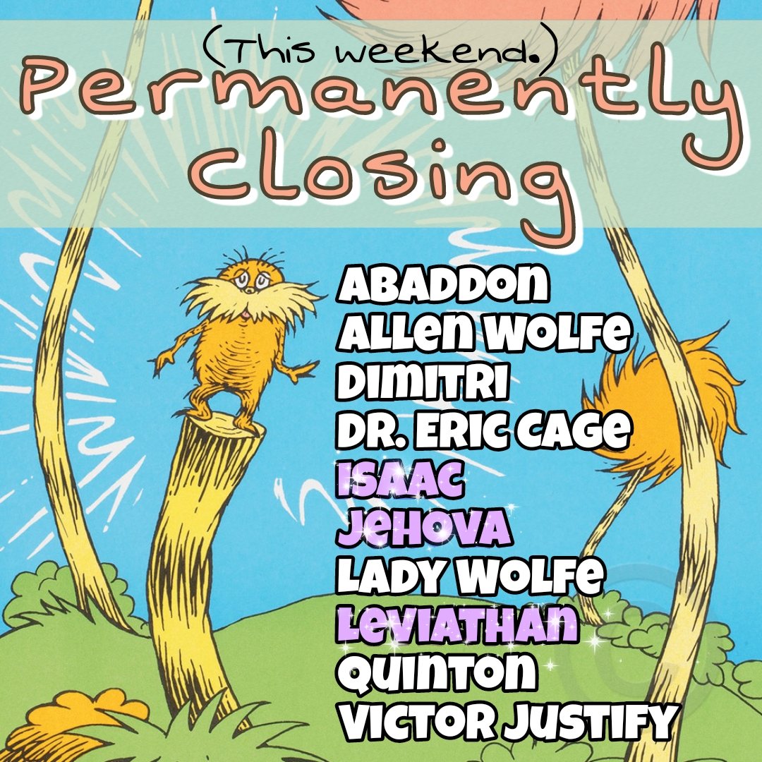 ASimplePawn's tweet photo. This weekend, I will begin the process of closing [read: deleting tweets and then deactivating] my OC accounts. https://t.co/NgPl2i1INS